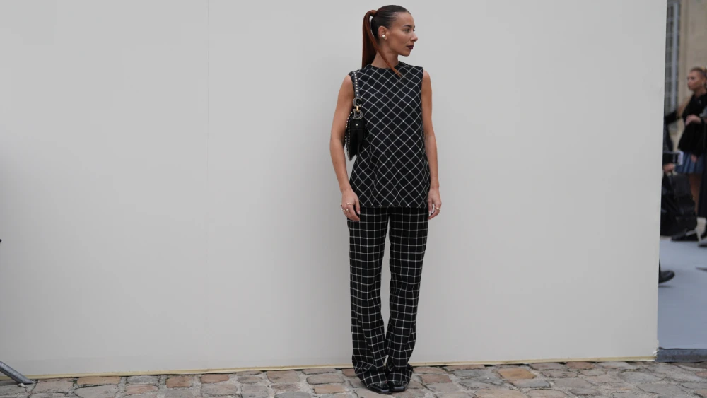 La tendencia de cuadros que domina el street style de invierno La tendencia de cuadros que domina el street style de invierno